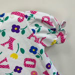 Load image into Gallery viewer, Vintage Healthtex Floral Alphabet Bodysuit 24 Months
