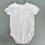 Load image into Gallery viewer, Janie and Jack Soft Cotton Slub White Bodysuit 6-12 Months
