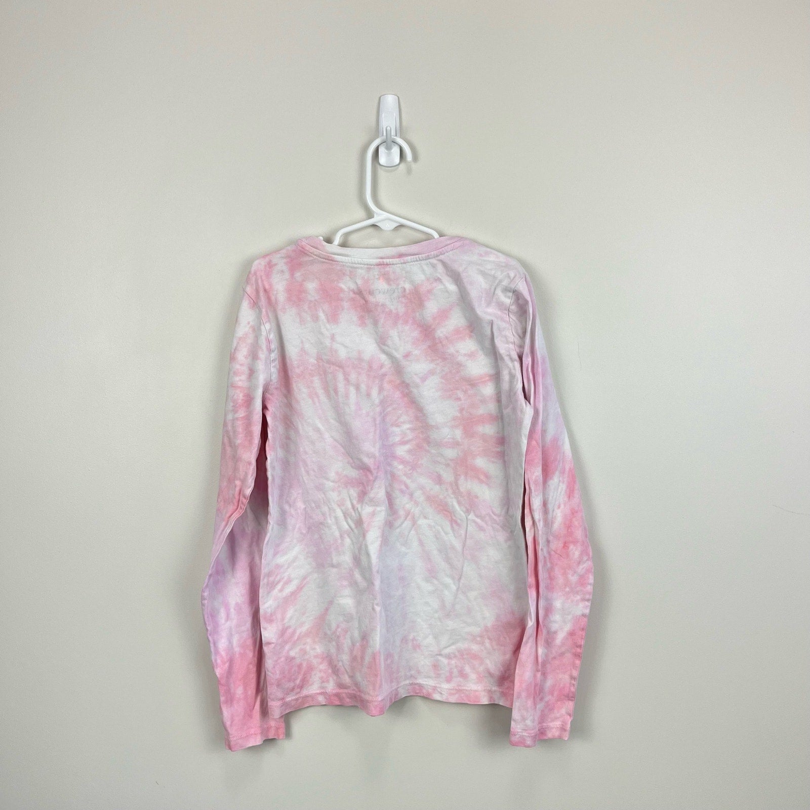 Crewcuts Pink Tie Dye Long Sleeve Tee Large 10-11