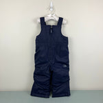 Load image into Gallery viewer, L.L. Bean Kids Navy Blue Cold Buster Snow Bib Overalls 2T
