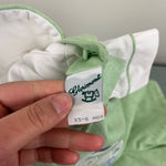 Load image into Gallery viewer, Vintage Glorimont Reversible Bunny Tools Applique Shortall Set XS 6 Months USA
