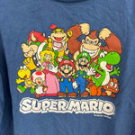 Load image into Gallery viewer, Abercrombie Kids Long Sleeve Blue Super Mario Bros T-Shirt 7/8
