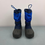Load image into Gallery viewer, Columbia Children Powderbug Plus II Winter Snow Boots Collegiate Navy Chili Blue 2
