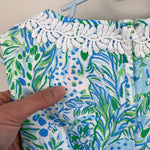 Load image into Gallery viewer, Lilly Pulitzer Girls Little Little Classic Shift Dress Hyda Blue Dandy Lions 10

