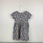 Load image into Gallery viewer, Mini Boden Short Sleeve Fun Floral Jersey Dress 7-8
