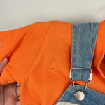 Load image into Gallery viewer, Vintage B2 Beluga Boyswear Orange Blue Shortall Set 3-6 Months NWT
