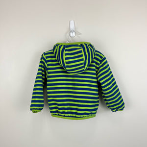 The North Face Reversible Scout Wind Jacket Blue Green 6-12 Months