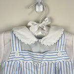 Load image into Gallery viewer, Vintage Alexis Blue Striped Jumpsuit 9 Months NWT
