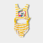 Load image into Gallery viewer, Vintage Carter's Yellow Striped Cool It! Koala Bathing Suit 5T USA
