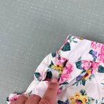 Load image into Gallery viewer, Janie and Jack Floral Ruffle Hem Shorts 6-12 Months
