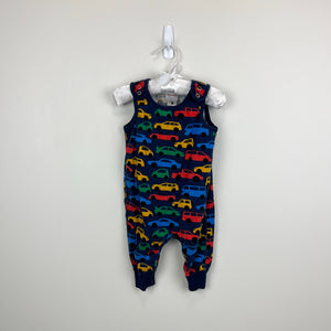 Hanna Andersson Soft Traffic Jam Cotton Jersey Overalls 60 cm 3-6 Months