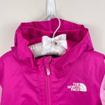 Load image into Gallery viewer, The North Face Girls Zipline Rain Jacket Windbreaker Pink 5T
