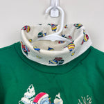 Load image into Gallery viewer, Vintage Classic Blues Christmas Cats Sweatshirt 7/8 USA
