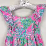 Load image into Gallery viewer, Lilly Pulitzer Girls Vienna Maxi Dress Prosecco Pink Seaing Things S 4-5
