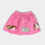 Load image into Gallery viewer, Mini Boden Guinea Pig Applique Skort Formica Pink 6-7
