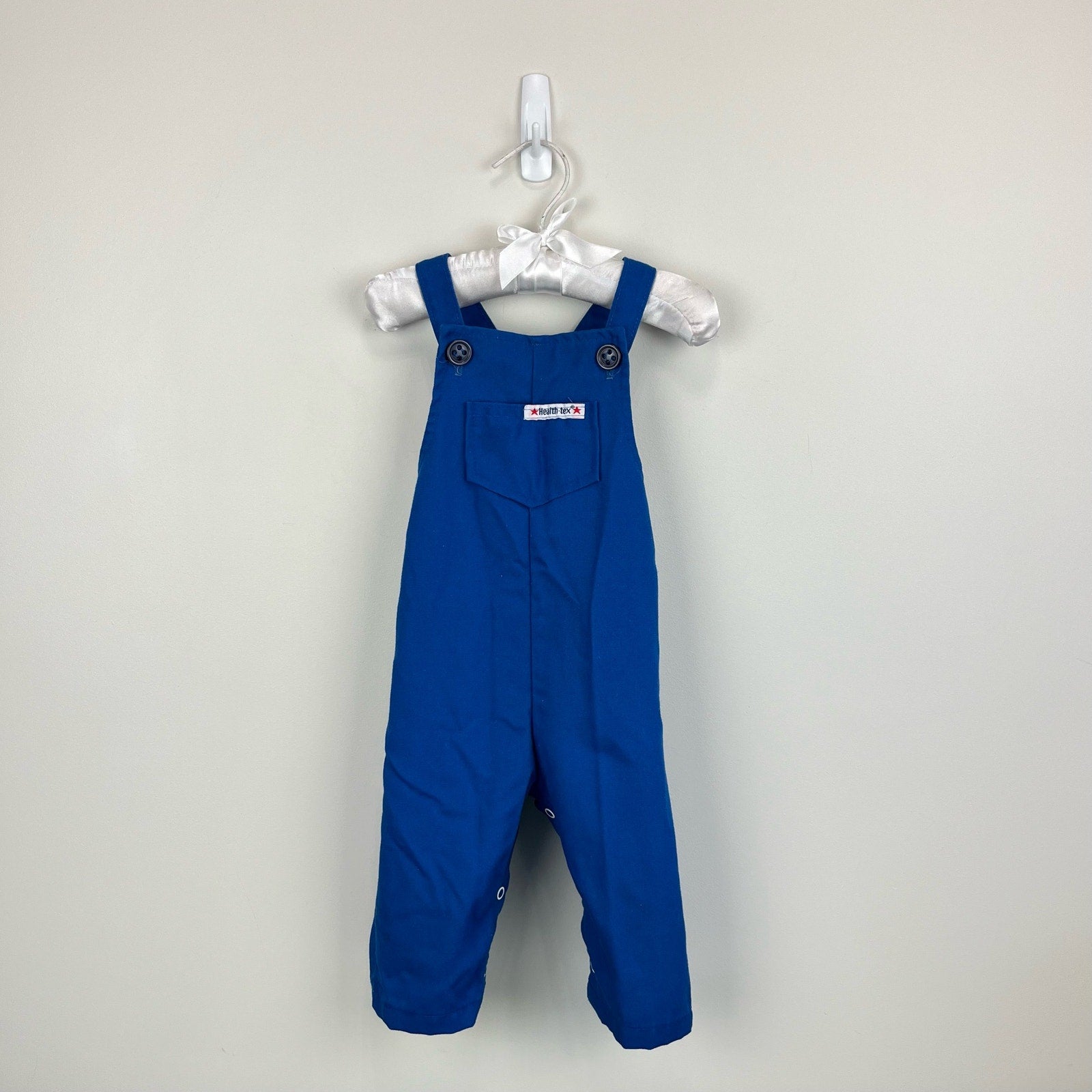 Vintage Healthtex Blue Overalls 12 Months USA