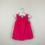 Load image into Gallery viewer, Jacadi Paris Pink Corduroy Jumper Dress 12 Months
