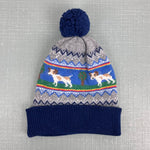 Load image into Gallery viewer, Mini Boden Intarsia Knit Fair Isle Sprout Winter Beanie Hat S
