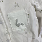 Load image into Gallery viewer, Mayoral White Geese Romper 65 cm 2-4 Months NWT
