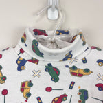 Load image into Gallery viewer, Vintage Cotton Resources Printed Transportation Turtleneck Top 3T
