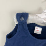 Load image into Gallery viewer, Hanna Andersson Baby French Terry Overalls Navy Blue 85 cm 2T
