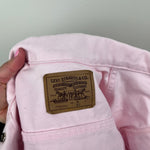 Load image into Gallery viewer, Vintage Levi's Light Pink Denim Trucker Jacket 6 USA
