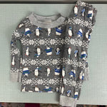 Load image into Gallery viewer, Hanna Andersson Organic Cotton Long John Pajamas Winter Penguins 80/85 cm 2T
