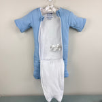 Load image into Gallery viewer, Baby Merlin Magic Sleepsuit Blue Cotton Large 3-6 Months
