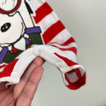 Load image into Gallery viewer, Vintage Snoopy Striped Romper 12 Months USA
