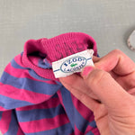 Load image into Gallery viewer, Vintage Izod Lacoste Pink &amp; Purple Striped Sweatshirt M
