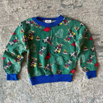 Load image into Gallery viewer, Vintage Mickey's Stuff for Kids Green Camping Sweatsuit 3T USA
