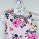 Load image into Gallery viewer, Janie and Jack Pink Floral Romper 6-12 Months
