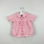 Load image into Gallery viewer, Vintage Gymboree Pink Plaid Flower Dress 6-12 Months
