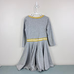 Load image into Gallery viewer, Mini Boden Sequin Star Applique Sweatshirt Dress Gray 8-9
