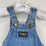 Load image into Gallery viewer, Vintage OshKosh B'gosh Blue Jean Overalls 18 Months USA
