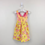 Load image into Gallery viewer, Vintage Y2K OshKosh B'gosh Yellow Pink Floral Sun Dress 2T
