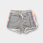 Load image into Gallery viewer, Mini Boden Retro Rainbow Towelling Shorts 8
