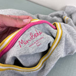 Load image into Gallery viewer, Mini Boden Sequin Star Applique Sweatshirt Dress Gray 8-9
