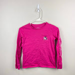 Load image into Gallery viewer, Vineyard Vines Girls Long Sleeve Elf Whale Pocket Tee Shirt M 10-12
