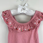 Load image into Gallery viewer, Mini Boden Strawberry Ruffle Cross Back Tank Top 2-3
