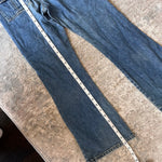 Load image into Gallery viewer, Vintage Y2K Limited Too Bootcut Cargo Tie Waist Blue Jeans 10
