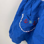 Load image into Gallery viewer, Vintage ABC Nautical Blue Jumper Dress 18-24 Months

