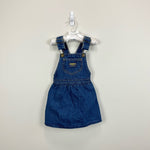 Load image into Gallery viewer, Vintage OshKosh B&#39;gosh Blue Jumper Dress 3T USA
