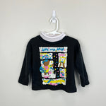 Load image into Gallery viewer, Vintage Teddy Bears &#39;n Tea Cups Little Miss Artist Sweatshirt 3T USA
