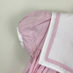 Load image into Gallery viewer, Strasburg Bunny Embroidered Square Collar Dress 18 Months NWT
