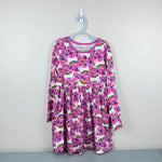 Load image into Gallery viewer, Hanna Andersson Floral Pink Unicorn Long Sleeve Dress 130 cm 8
