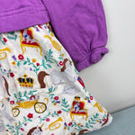 Load image into Gallery viewer, Mini Boden Sequin Flip Royal Unicorn Sweatshirt Dress 7-8
