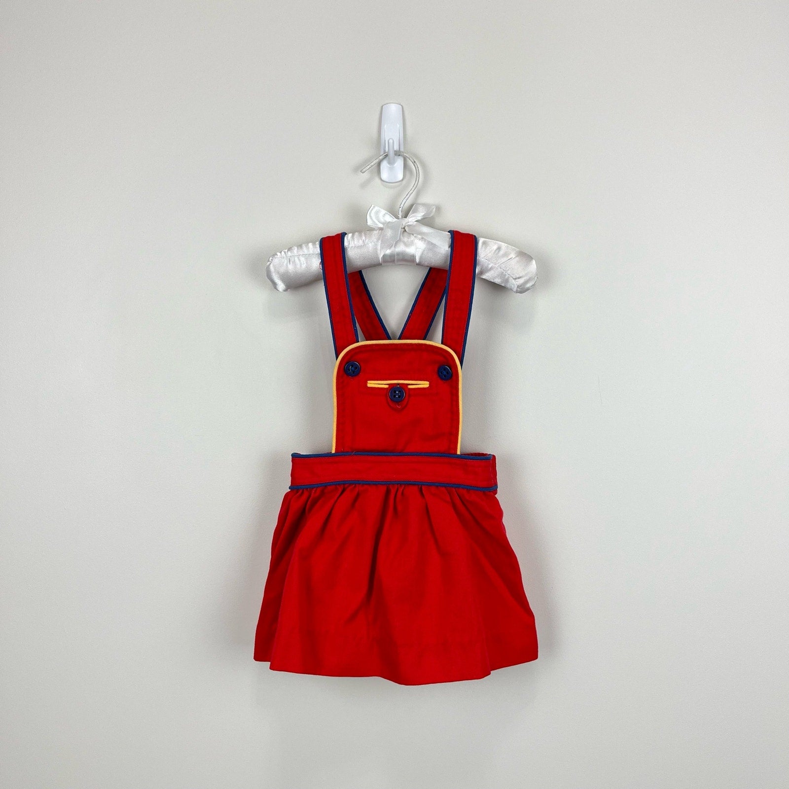 Vintage Girls Red Jumper 12 Months