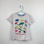 Load image into Gallery viewer, Mini Boden Fantastic Frogs Educational Graphic Tee Shirt 6-7
