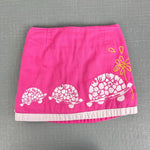 Load image into Gallery viewer, Lilly Pulitzer Girls Y2K Pink Turtle Skort 3T
